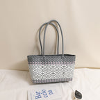 Multi-Color Long Basket Gray