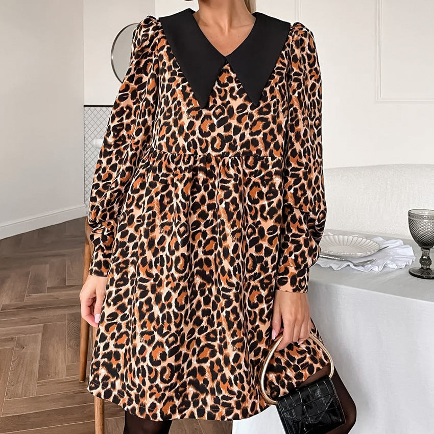 Autumn Leopard Pajamas Lingerie