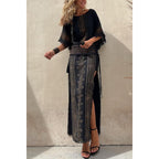 Women's Batwing Sleeve Two-Piece Set