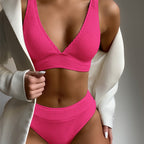 Seperated Color Bikini Swimwear