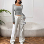 Women’s Round-Neck Short-Sleeve Basic Top