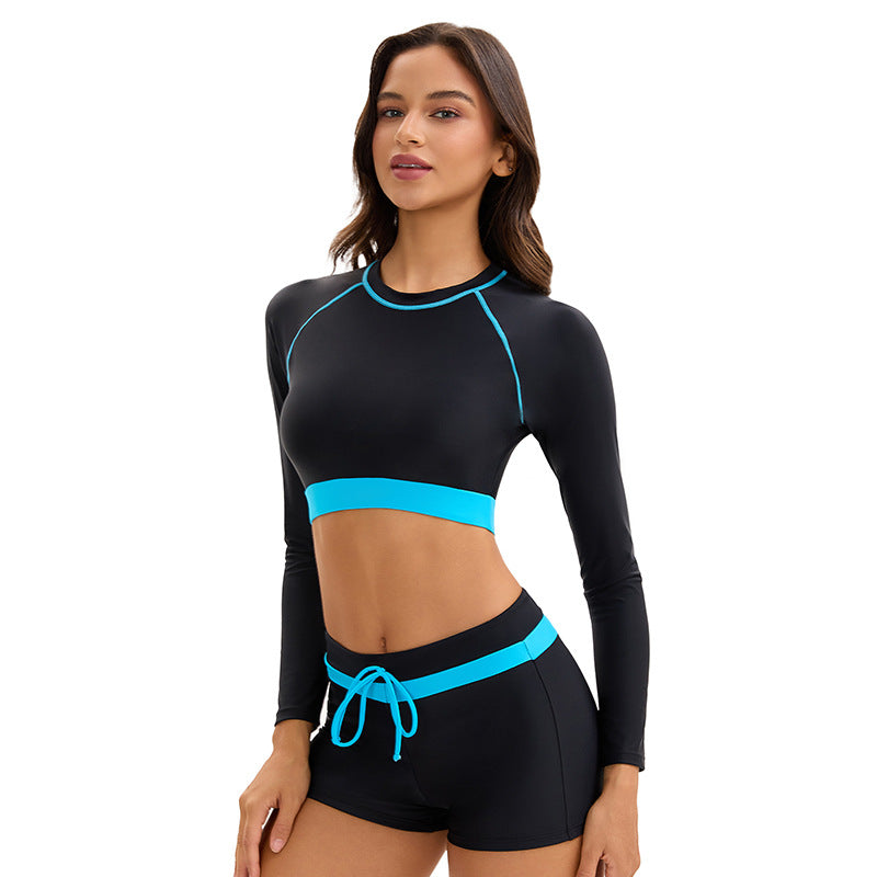 Long Sleeve One-piece Swimwear
