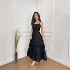 Women's Suspenders Solid Color Dress