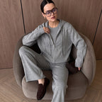 Autumn Winter Loose Knitting Women Hooded Zip Cardigan