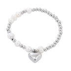 Pearl Heart Bracelet