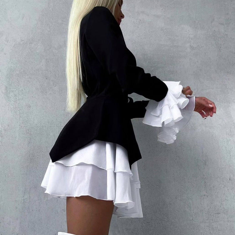 Women's Cutout Cropped Shirt