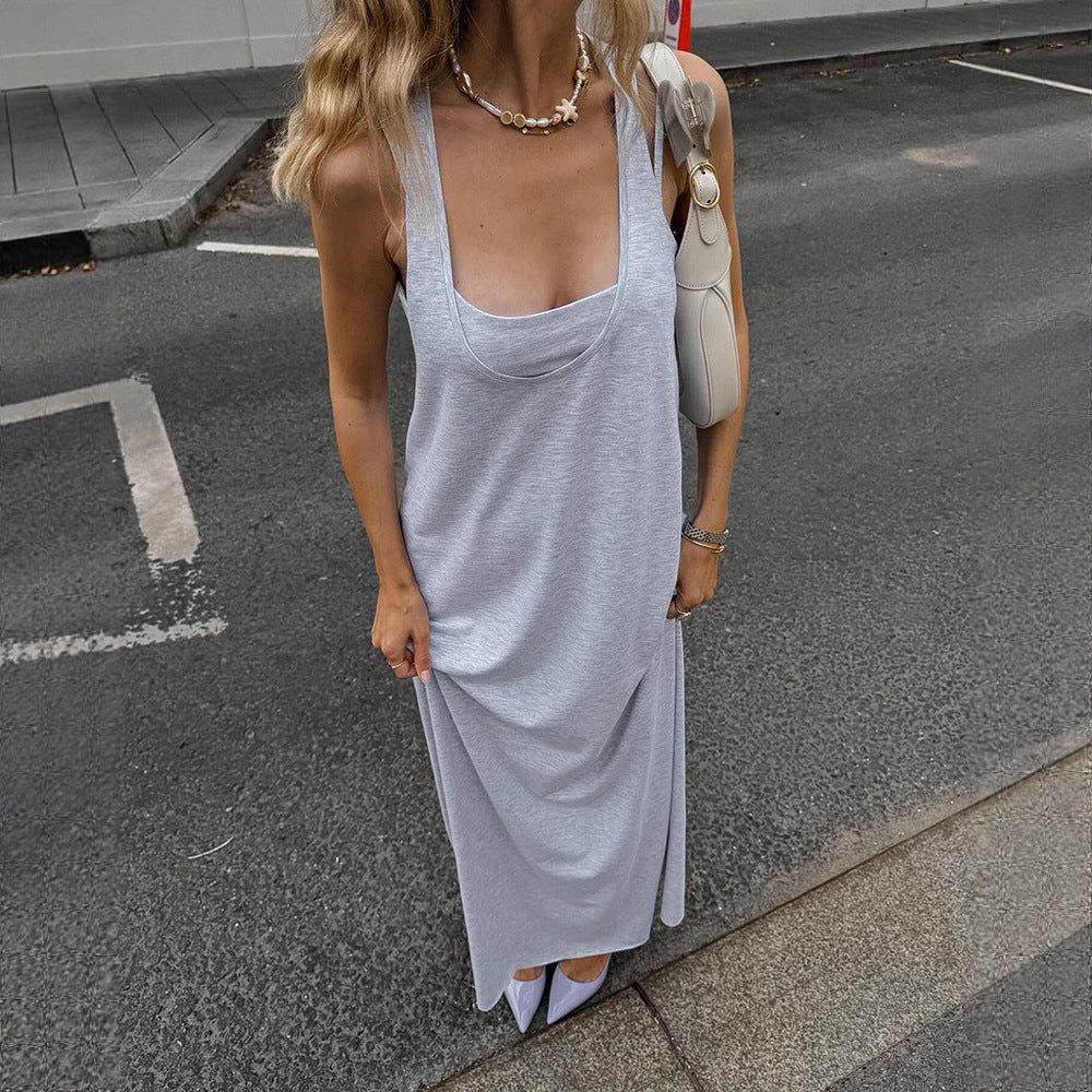 Knit Sleeveless Maxi Dress