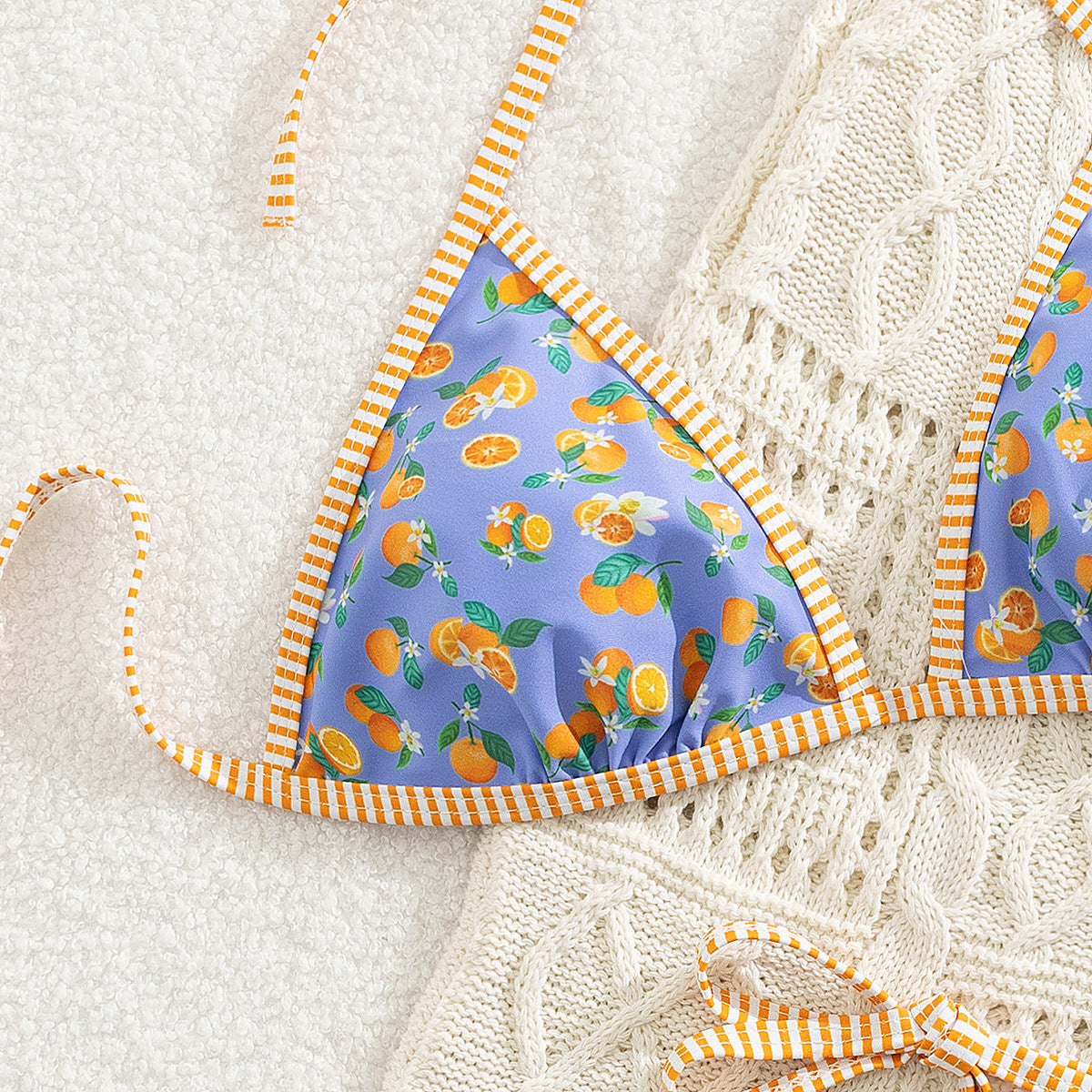 Fruit Lace Bikini Swimwear