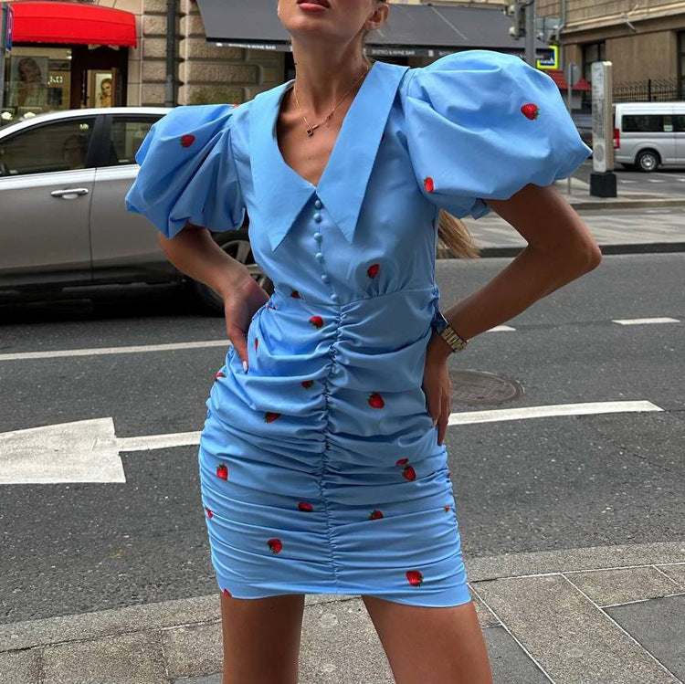 Women's Pleated Summer Dress