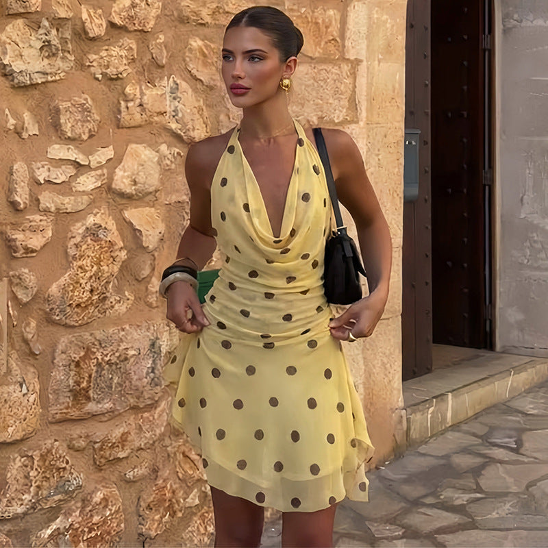 Women's Halter Sleeveless Dress