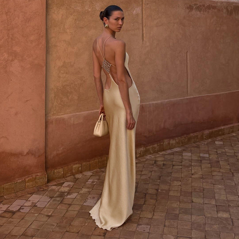 Women's Backless Sheath Dress