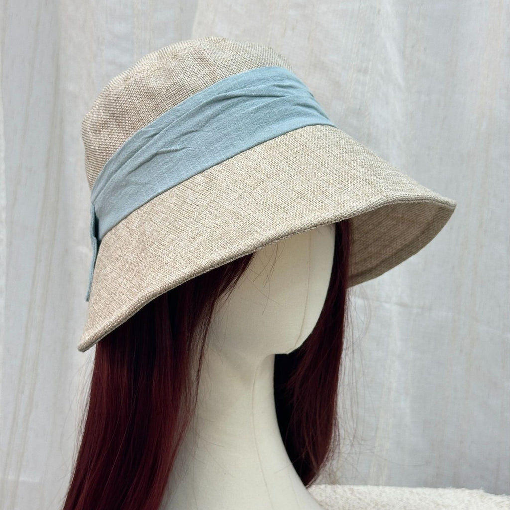 Women's Bow Wide-Brim Sun Hat