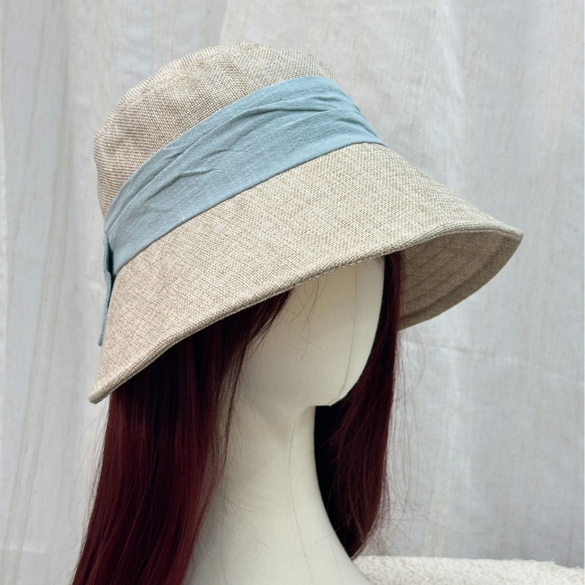 Women's Bow Wide-Brim Sun Hat