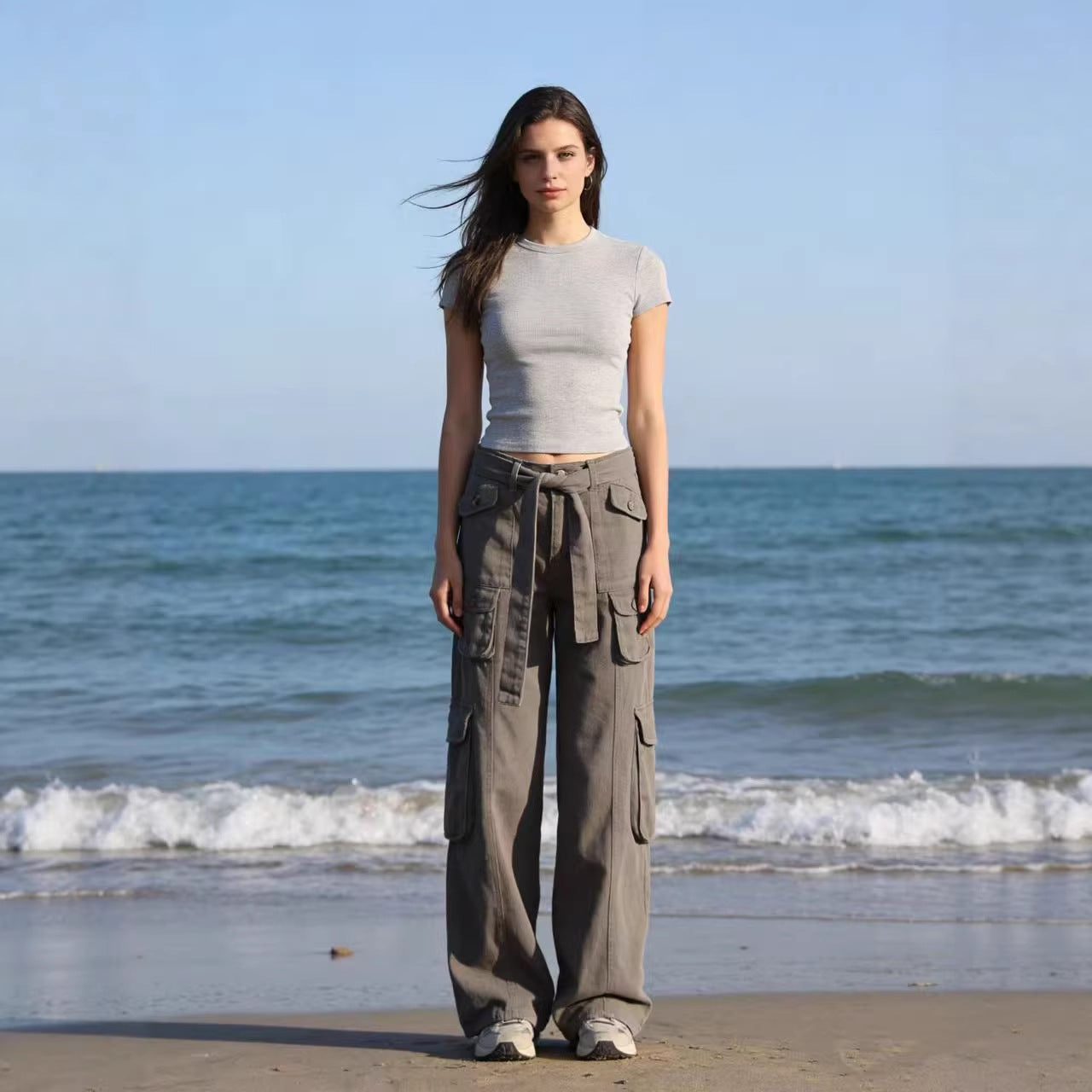 Sexy Loose Oversized Pants WL Pants Straight Retro Workwear
