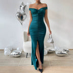 Women's Wrap Pleated Dress