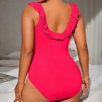 Plus Size One-piece Swimwear