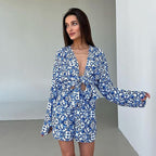 Autumn Satin Pajamas Lingerie