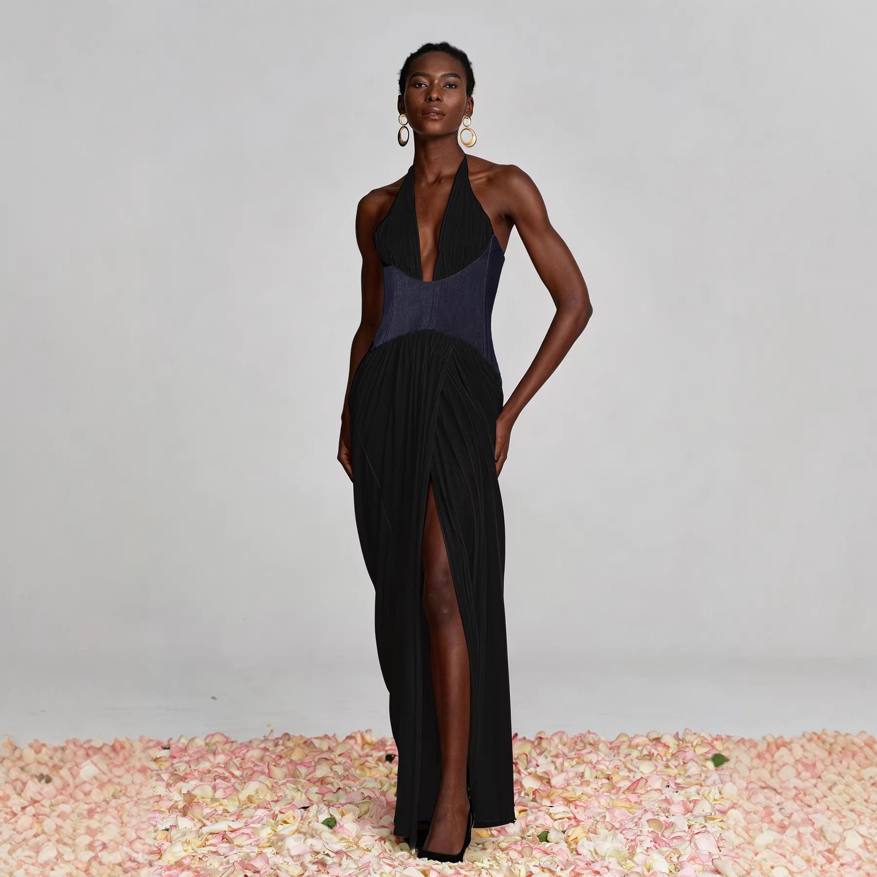 Women's Halter Maxi Dress