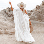 Artificial Cotton One-piece Swimwear