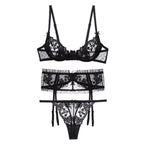French Embroidered Bra Lingerie