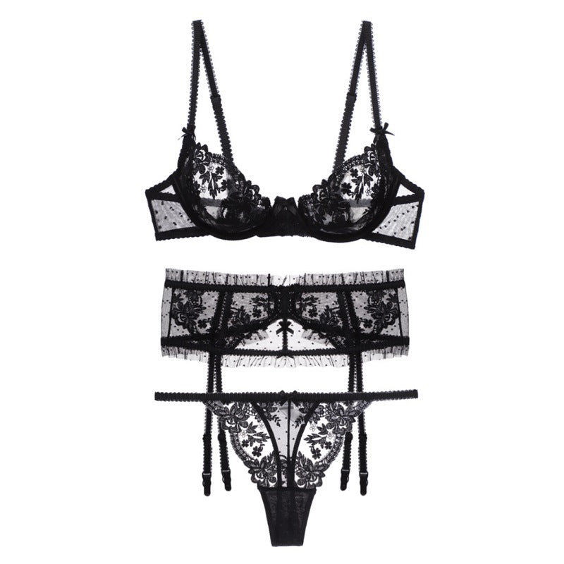 French Embroidered Bra Lingerie