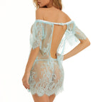 Lace Eyelashes Pajamas Lingerie