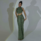 Women's High-Waisted Two-Piece Dress Set