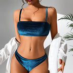 Solid Color One-piece Swimwear