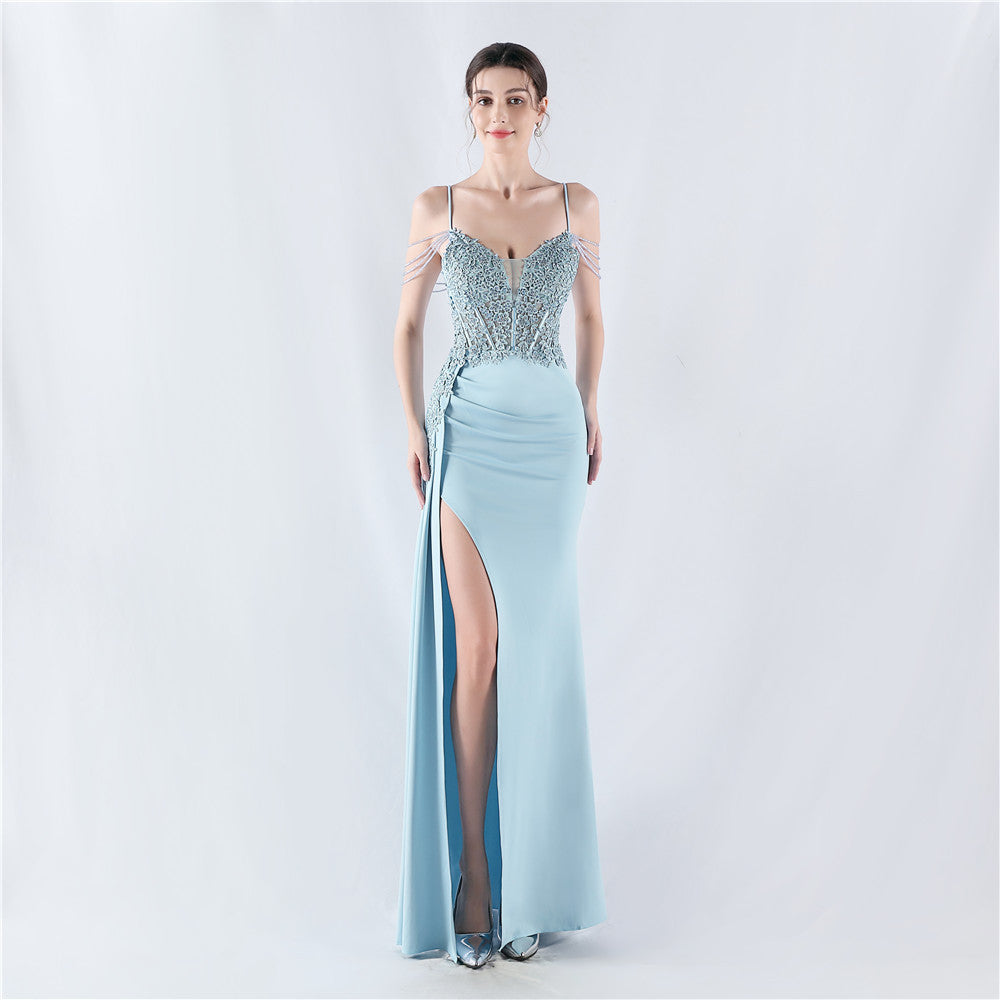 Women's Satin Floral Dress