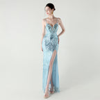 Women's Bead Tube Boning Corset Lace Waist Controlled Sequin Slim Fit Shapewear