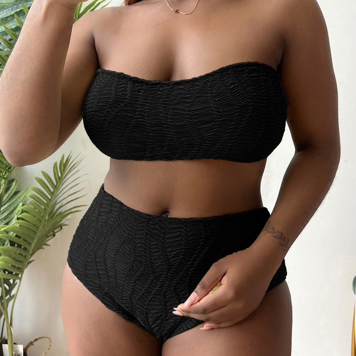 Plus Size One-piece Swimwear