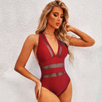 Slimming Seaside One-piece Swimwear