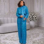 Women's Printed Shirt Set