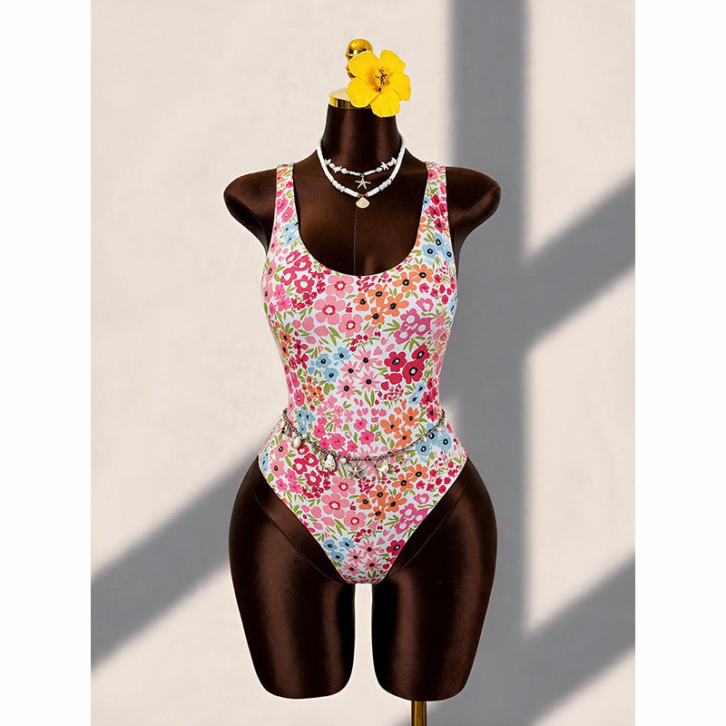 Women's Printed One-Piece Swimsuit