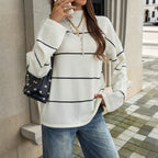 Women's French Striped Wool Waist Coat