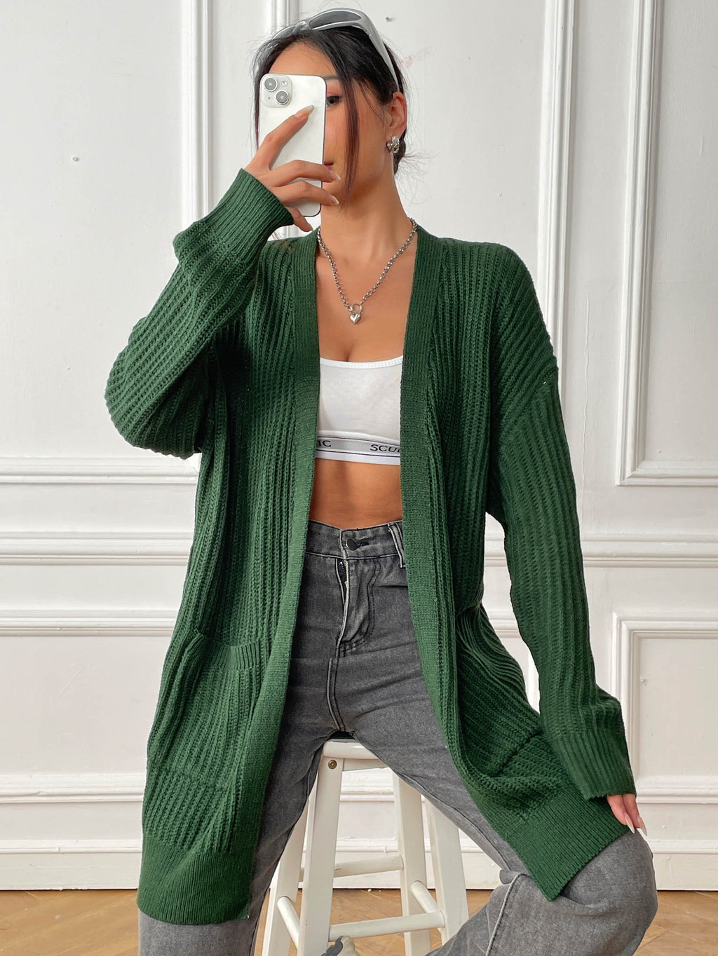 blackish green