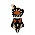 Bird One-Shoulder Swimsuit