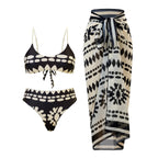 Split Three One-piece Swimwear