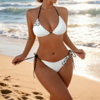 Solid Color Bikini Swimwear