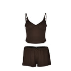 Women's Bow Strap Two-Piece Pajama Set