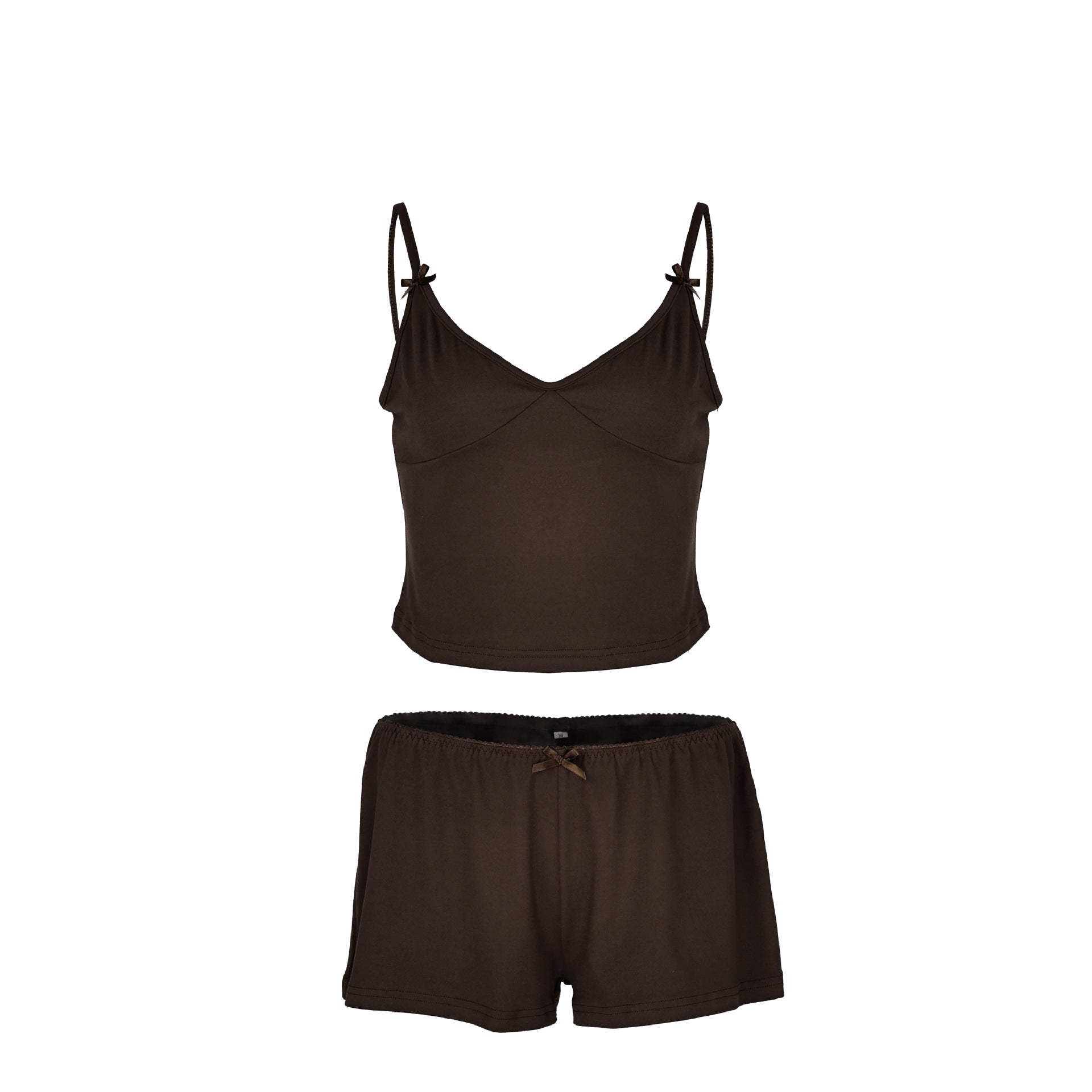 Women's Bow Strap Two-Piece Pajama Set