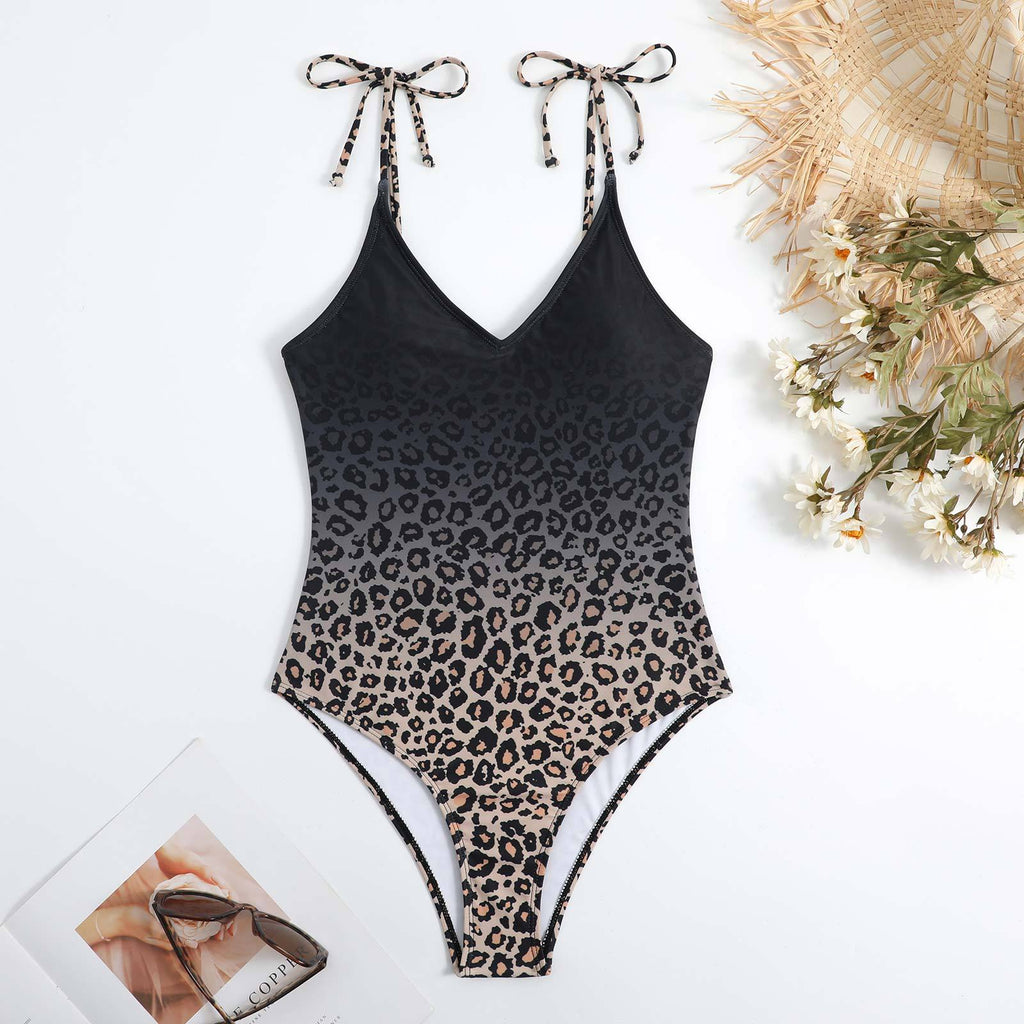 Conservative Covering One-piece Swimwear