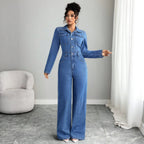 Casual out Women Denim Overalls Jumpsuits