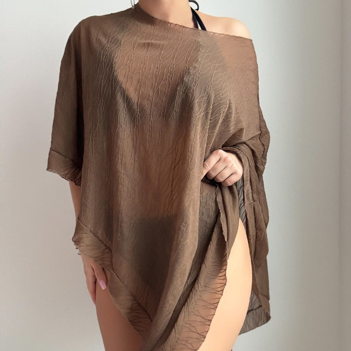 Solid Color One-piece Swimwear