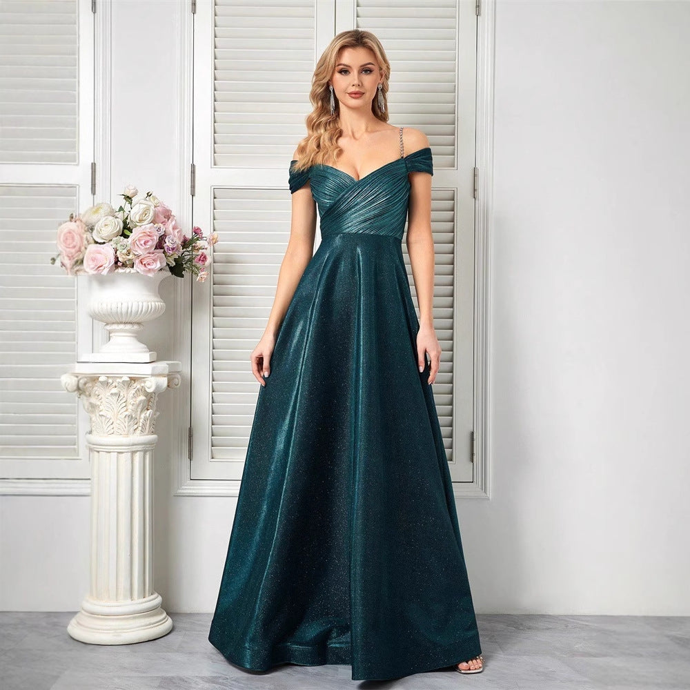 Women's Spaghetti-Strap Ruched Dress