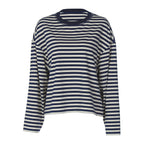 Women's 's Striped Crew-Neck Long-Sleeve T-Shirt