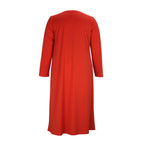 Women's Plus Size Spring Autumn Dress Two-Piece Set