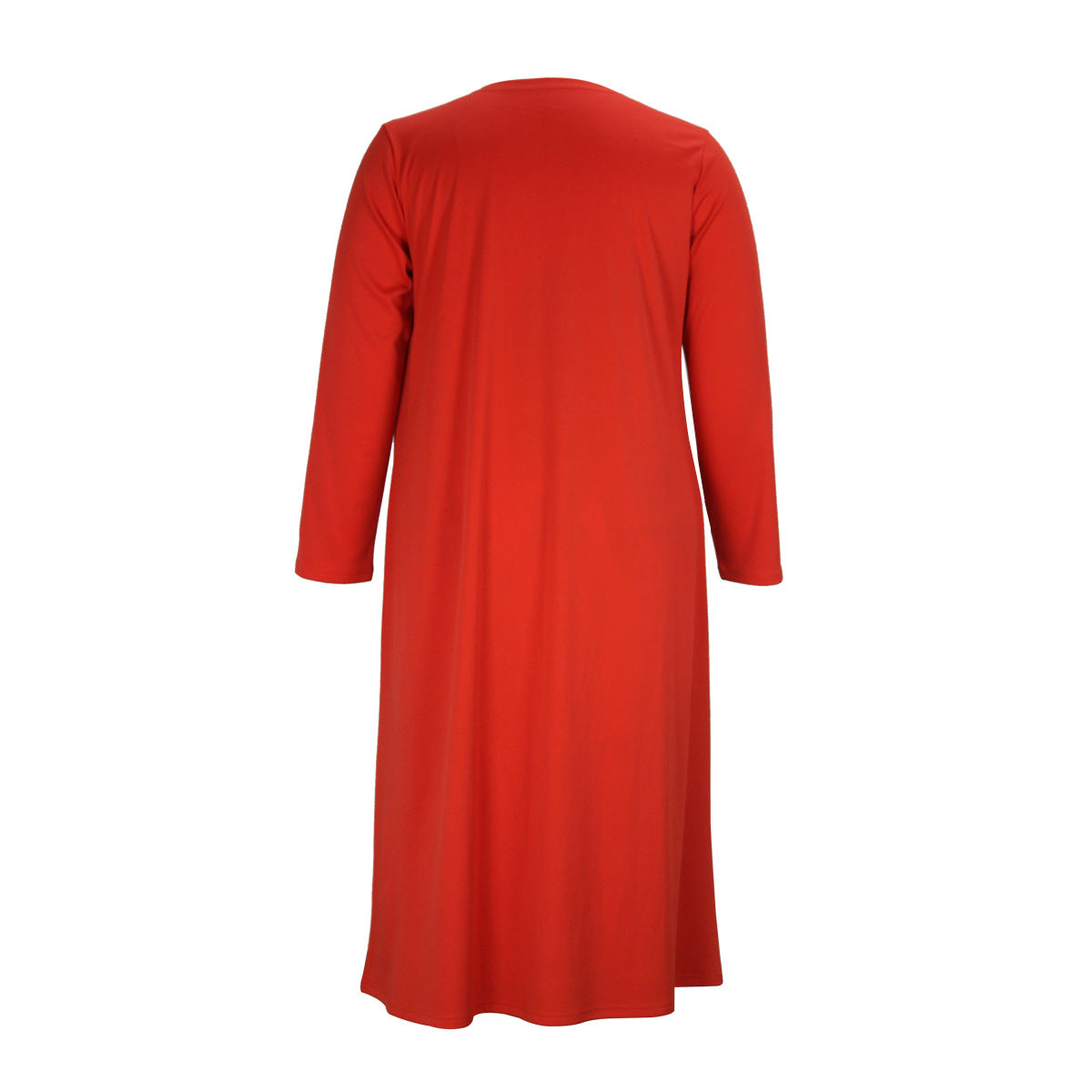 Women's Plus Size Spring Autumn Dress Two-Piece Set