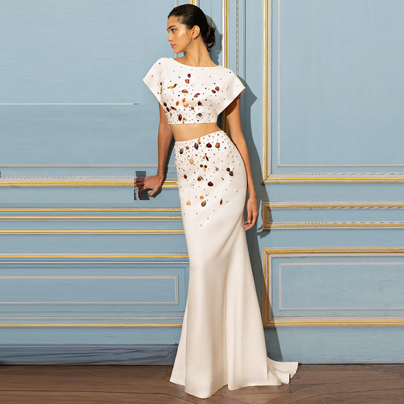 Women's Star Heavy Industry Shell Top and Skirt Two-Piece Set