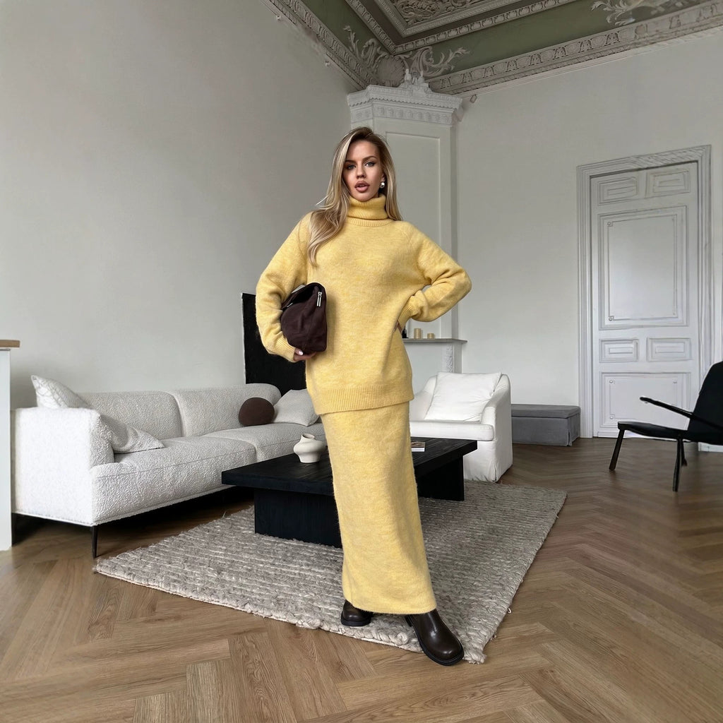 Autumn Winter Loose Knitting Women Wool Blended Sweater